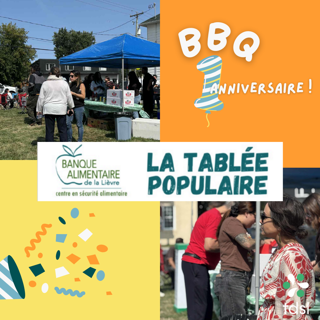 BBQ 1er anniversaire tablée populaire